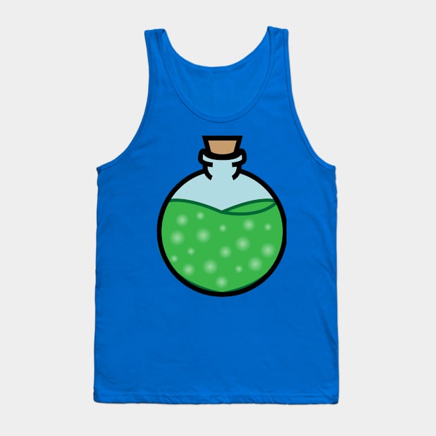 DIY Single Green Potion or Poison for Tabletop Board Games Tank Top by GorsskyVlogs